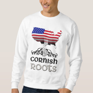 Cornish American Flagga Långärmad Tröja