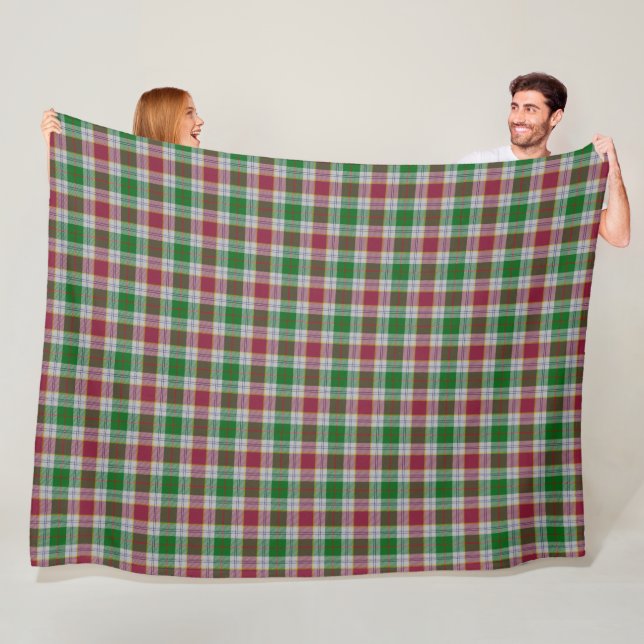 Cornish Family Tartan - Rosevear Fleecefilt (På plats)