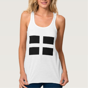 Cornish Flagga (Cornwall) (England, Förenade kunga Linne Med Racerback
