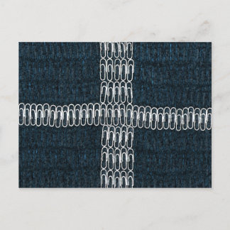 Cornish Flagga of Paperclips Vykort
