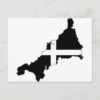 Cornish flagga vykort