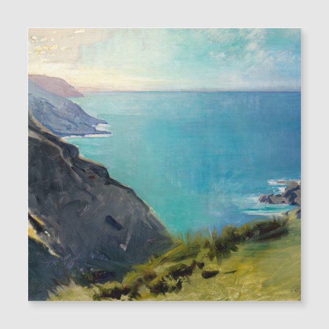 Cornish Headlands , England  Magnet (Framsida)