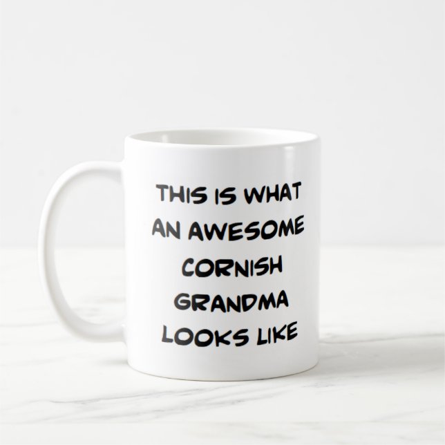 cornish morma, fantastisk kaffemugg (Vänster)