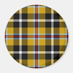 Cornish National Tartan Gult and Black Play Magnet