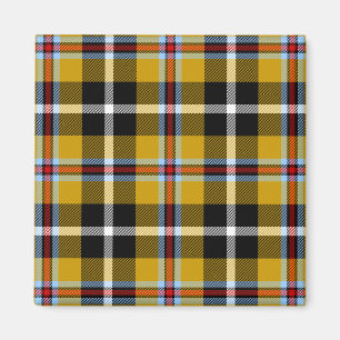 Cornish National Tartan Gult and Black Play Magnet