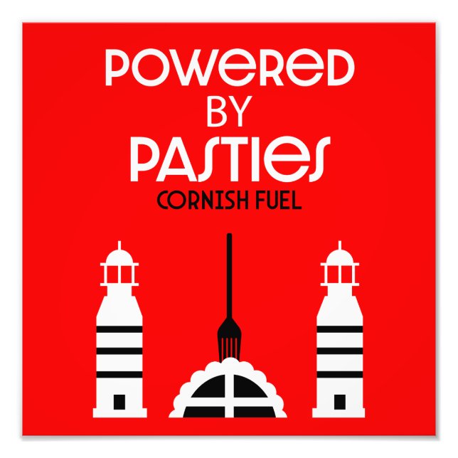 Cornish Pasties Cornwall Fototryck (Framsidan)