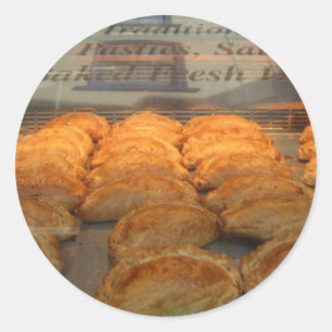 Cornish Pasties Runt Klistermärke
