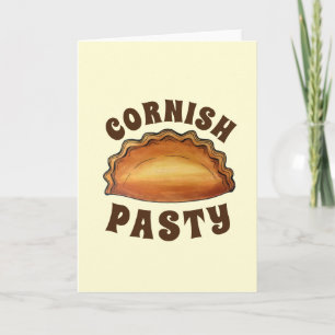 Cornish Pasty UK British Kött Paj Savory Pastry Kort