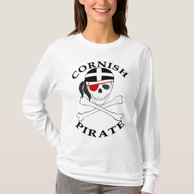 Cornish pirat t-shirt (Framsida)