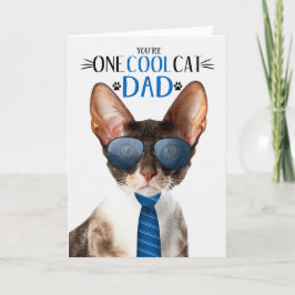 Cornish Rex Cat Fars dag 1 Coola Katt Helgkort