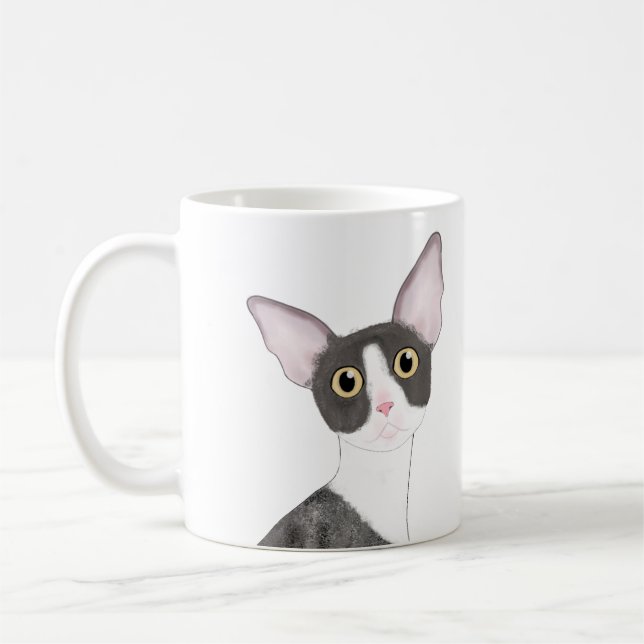 Cornish Rex Mugg (Vänster)