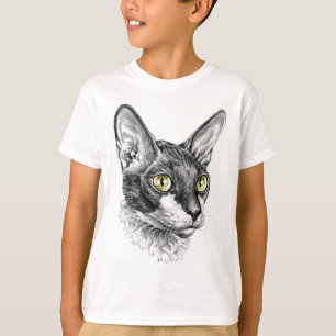 Cornish Rex skissar Tee Shirt
