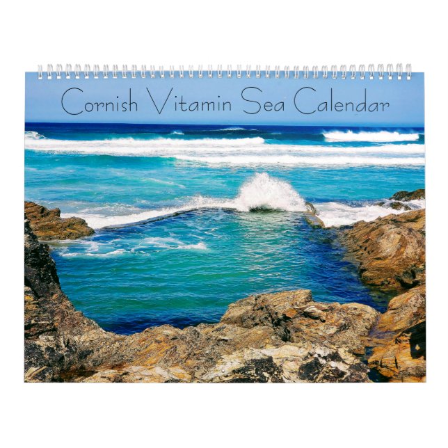 Cornish Vitamin Sea, en samling av Cornish Vågar Kalender (Omslag)