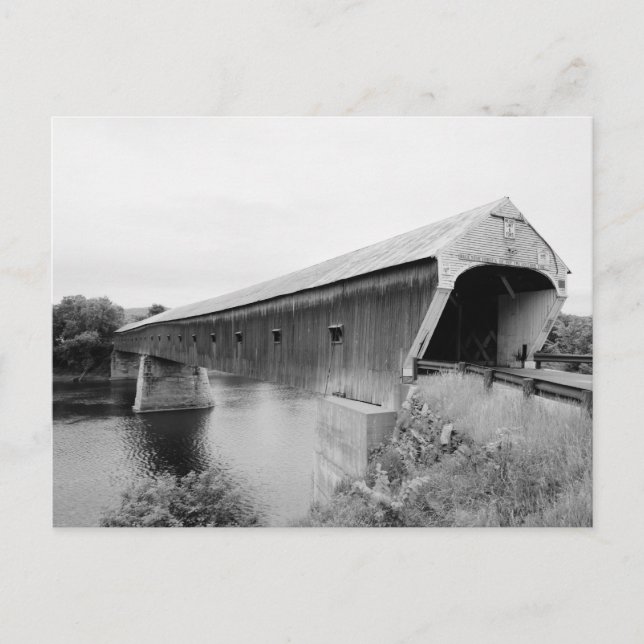 Cornish-Windsor Covered Bridge Vykort (Framsida)