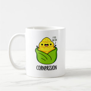 Cornpassion Funny Compassionate Maj Pun Kaffemugg