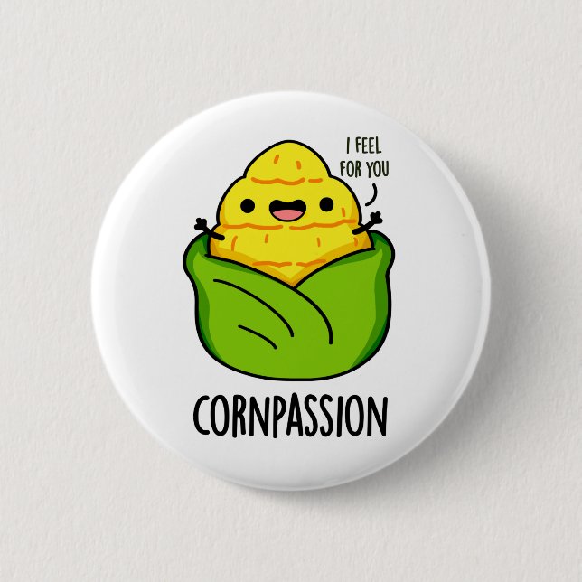 Cornpassion Funny Compassionate Maj Pun Knapp (Framsida)