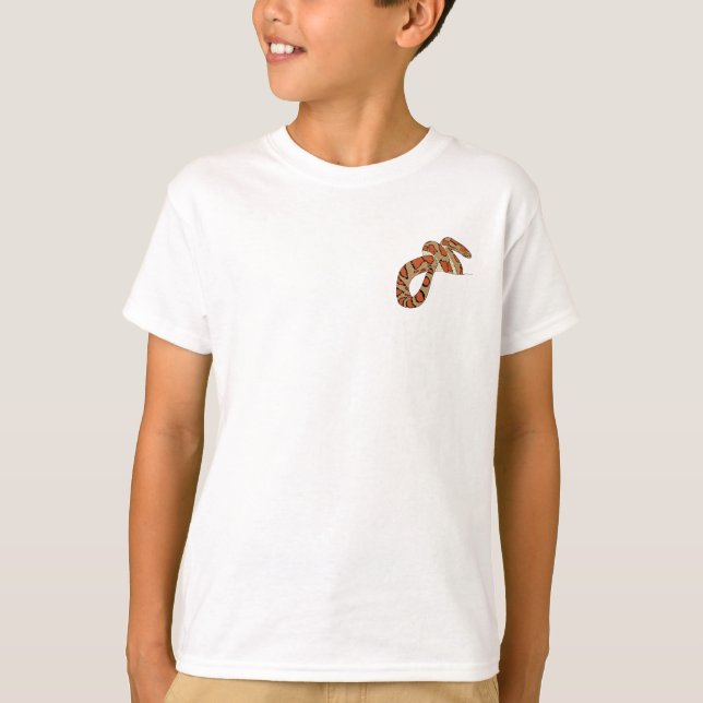 Cornsnake i fickan t shirt (Framsida)