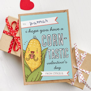 Corntastic Classroom Valentines day-kort Inbjudningar