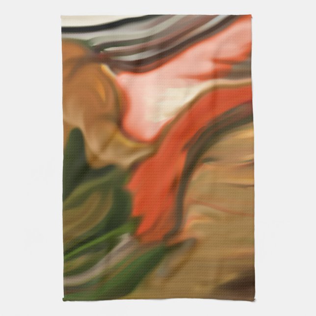 Cornucopia Abstrakt Art Kökshandduk (Vertikal)