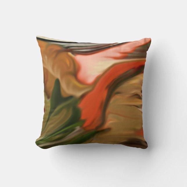 Cornucopia Abstrakt Art Kudde (Framsida)