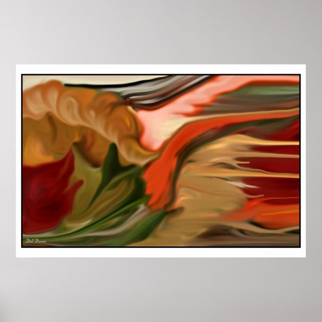 Cornucopia Abstrakt Art Poster (Framsidan)