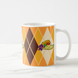 Cornucopia Argyle Kaffemugg