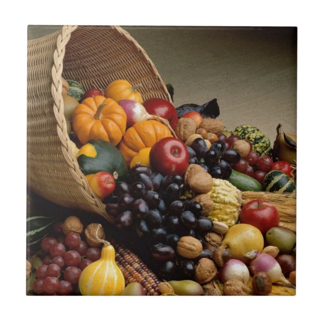 Cornucopia, Horn Kakelplatta (Framsidan)