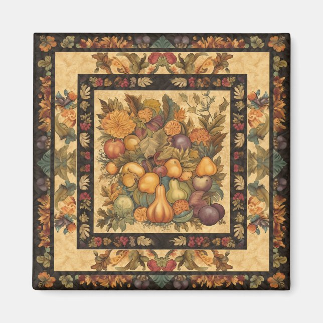 Cornucopia Patterned Magnet (Framsidan)