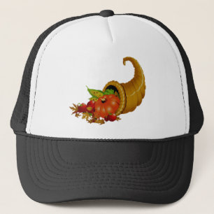Cornucopia Thanksgiving Cap Keps