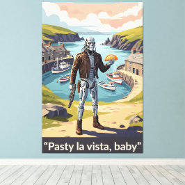 Cornwall canvas prints funny English parody humour