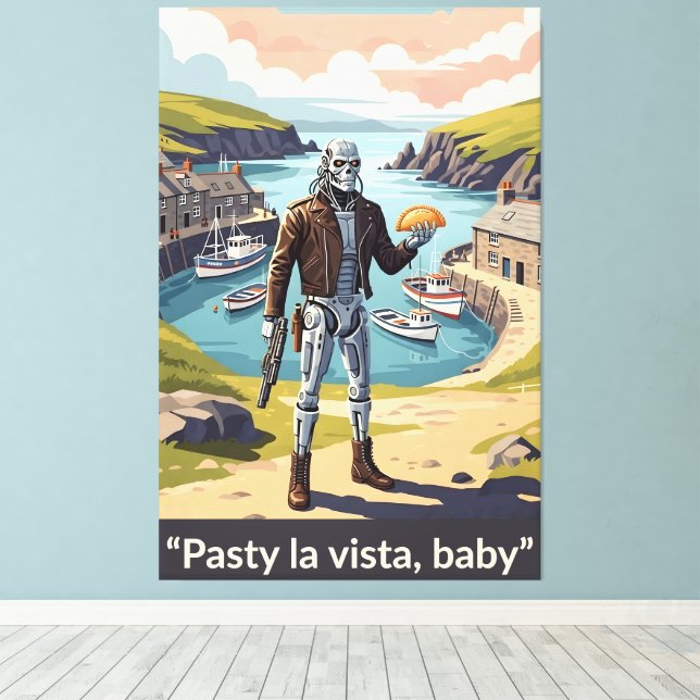 Cornwall canvas prints funny English parody humour (Insitu (trägolv))