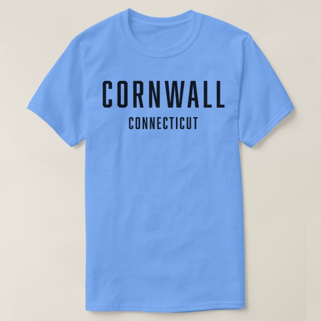 Cornwall Connecticut TShirt T Shirt (Design framsida)