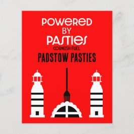 Cornwall Cornish Pasties English Food Flygblad