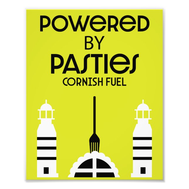 Cornwall Cornish Pasties English Food Fototryck (Framsidan)