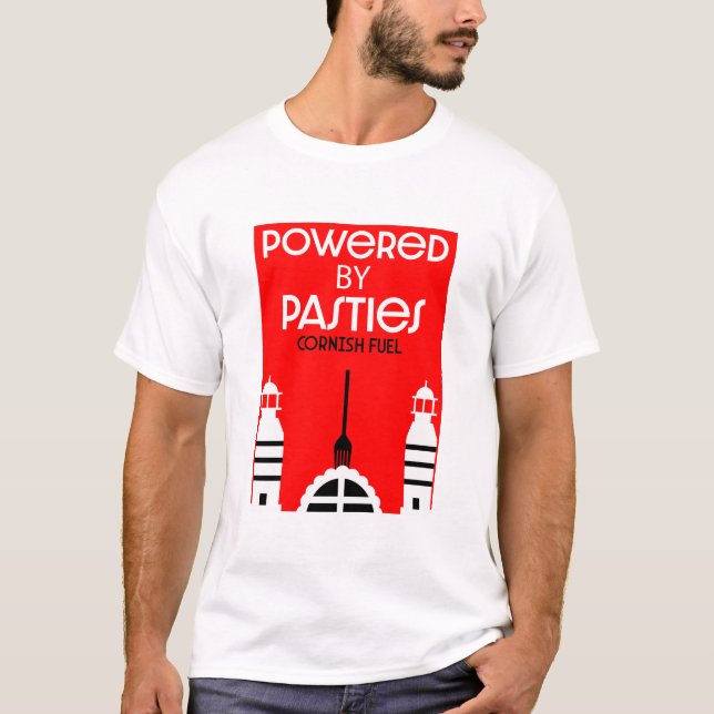 Cornwall Cornish Pasties English Food T Shirt (Framsida)