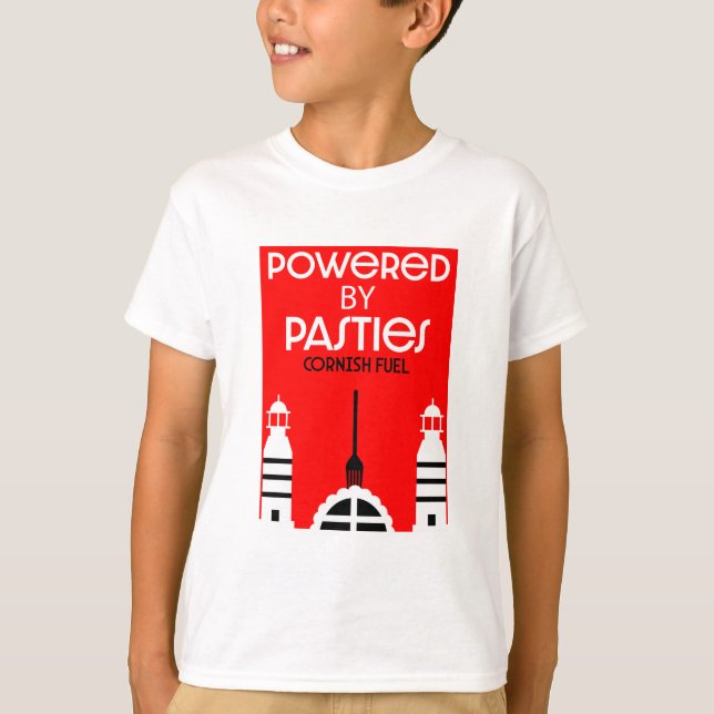 Cornwall Cornish Pasties English Food T Shirt (Framsida)
