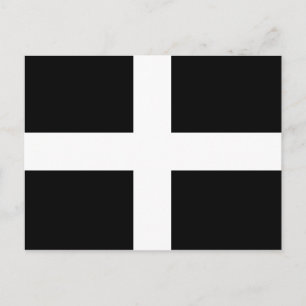 Cornwall Flagga (Kernow) Vykort