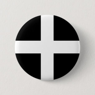 Cornwall flagga knapp