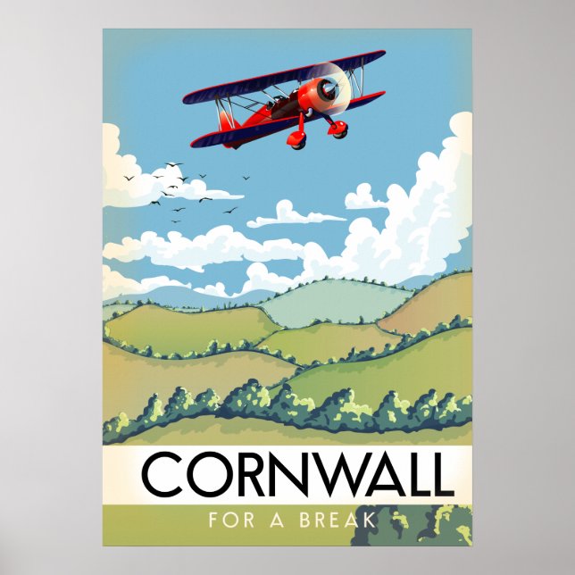 Cornwall för en paus poster (Framsidan)