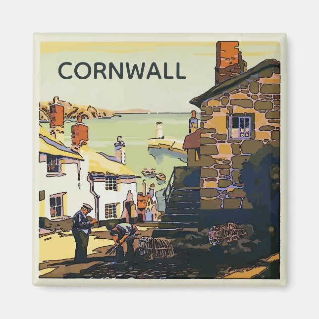 Cornwall, Förenade kungariket Magnet (Framsidan)