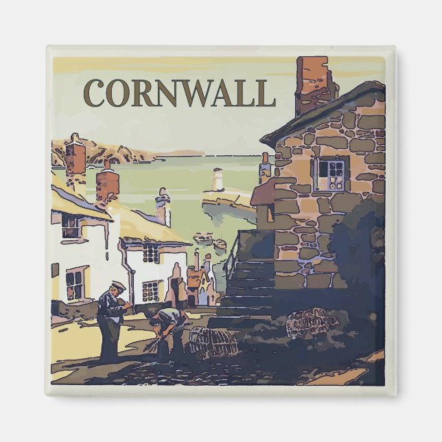 Cornwall, Förenade kungariket Magnet (Framsidan)