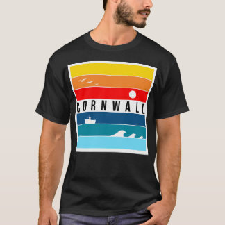 Cornwall Himmel och Sea T Shirt