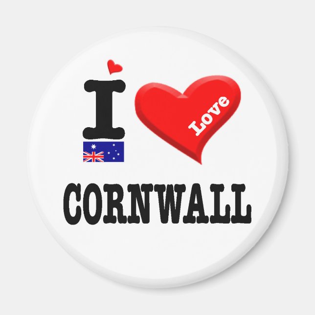 CORNWALL - I Kärlek Magnet (Framsidan)