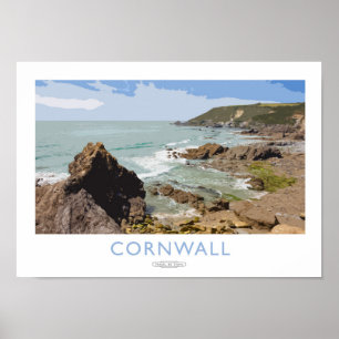 Cornwall järnväg affisch