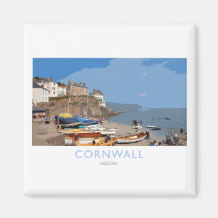 Cornwall järnväg affisch magnet