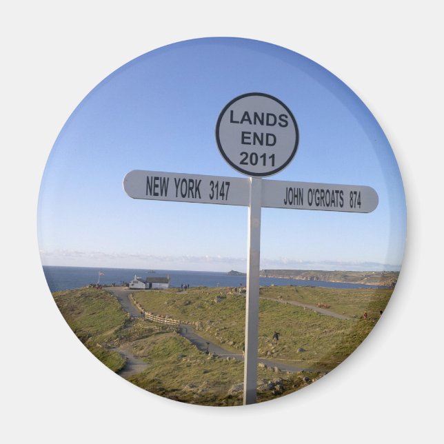 Cornwall Lands End Magnet (Framsidan)