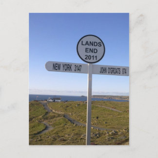 Cornwall Lands End Vykort