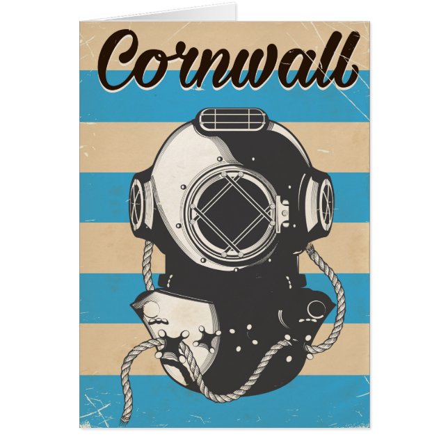 Cornwall Nautisk reseposters Hälsningskort (Framsidan)