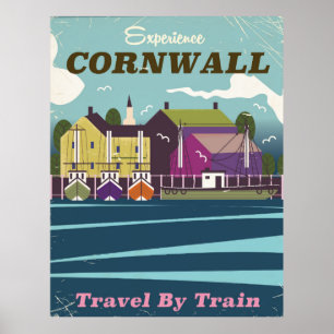 Cornwall poster gammal semester.