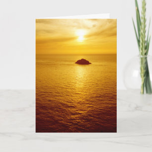 Cornwall sunset kort